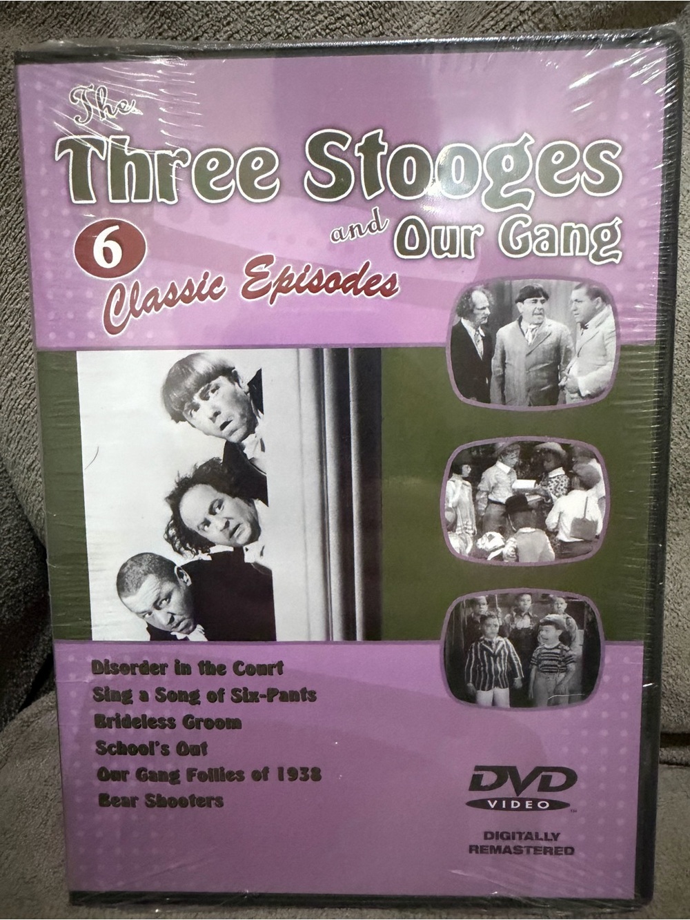 The Three Stooges and Our Gang 6 Classic Episodes DVD
